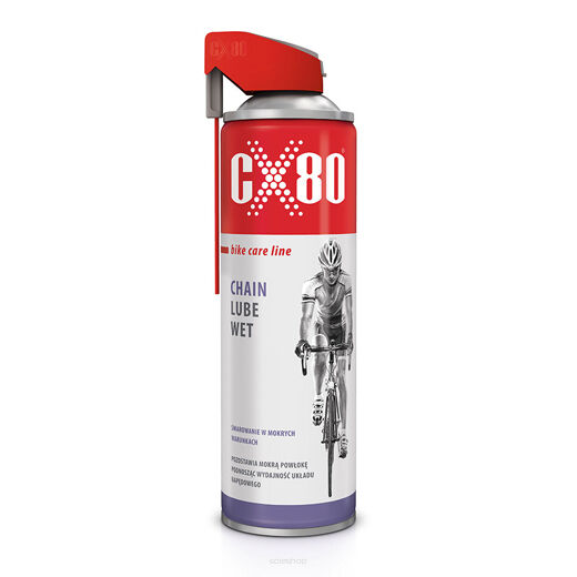 CX-80 BIKE CHAIN LUBE WET- smar MOKRY Spray 500ml 48326