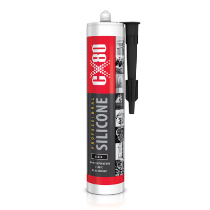 CX-80 SILIKON PROFESSIONAL kartusz 310 ml czarny 63