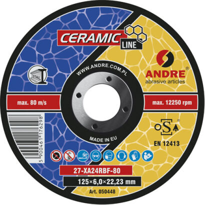 Typ 27 Tarcza do szlifowania 125x6,0x22,23 M/I CL