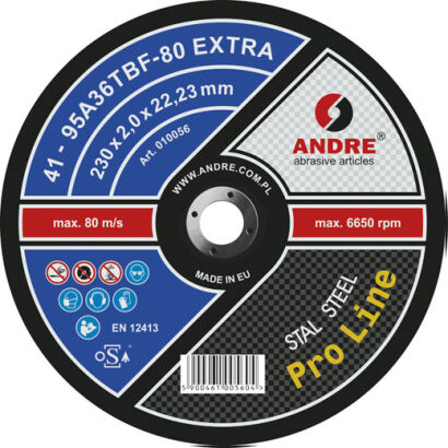 Typ 41 Tarcza do przecinania 230x2,0x22,23 EX PL