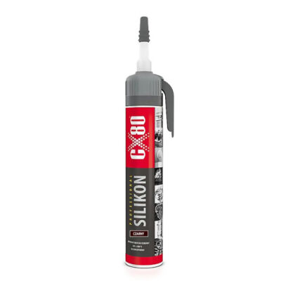 CX-80 SILIKON PROFESSIONAL aplikator 210 ml czarny 836