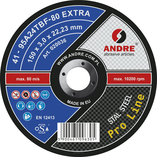 Typ 41 Tarcza do przecinania 150x3,0x22,23 EX PL