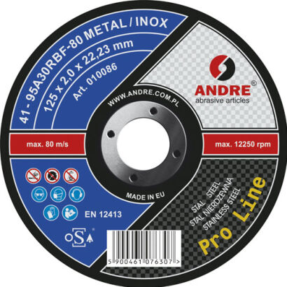 Typ 41 Tarcza do przecinania 125x2,0x22,23 M/I PL