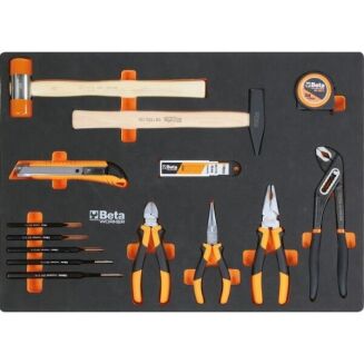 Wózek narzędziowy  SZAFKA BETA WORKER Z ZESTAWEM 196 NARZĘDZI ANTRACYT BW C04BOX-A VU-WÓZEK 196 NARZĘDZI - 4