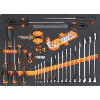 Wózek narzędziowy  SZAFKA BETA WORKER Z ZESTAWEM 196 NARZĘDZI ANTRACYT BW C04BOX-A VU-WÓZEK 196 NARZĘDZI - 3