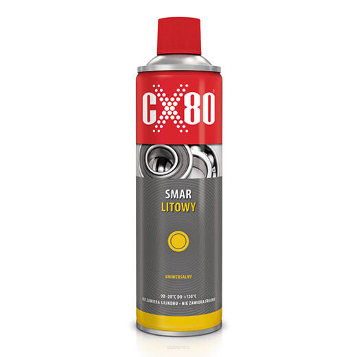 CX-80 Smar Litowy spray 500 ml 064