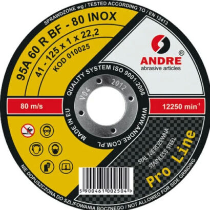 Typ 42 Tarcza do przecinania 125x0,8x22,23 IN PL