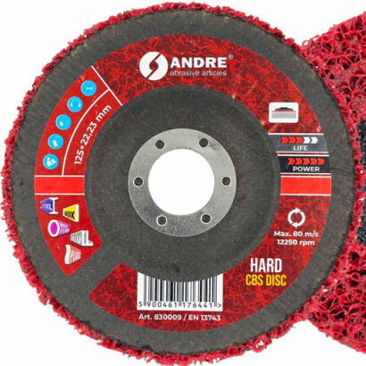 Ściernica CBS 125 X 22,23 HARD - RED