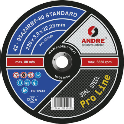 Typ 42 Tarcza do przecinania 230x3,0x22,23 ST PL