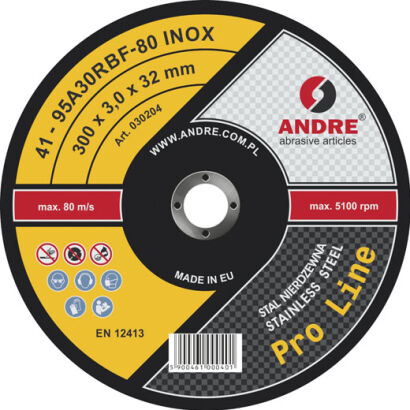 Typ 41 Tarcza do przecinania 300x3,0x32 IN PL