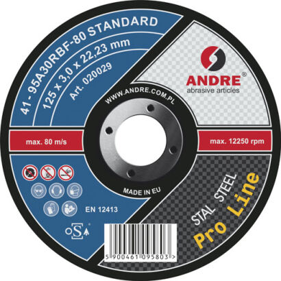 Typ 41 Tarcza do przecinania 125x3,0x22,23 ST PL
