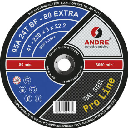Typ 41 Tarcza do przecinania 230x3,0x22,23 EX PL