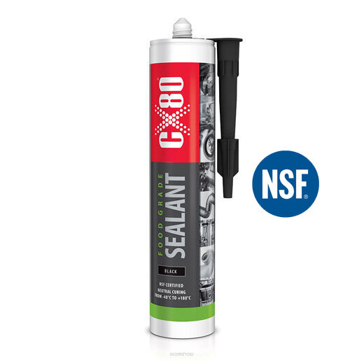 CX-80 FOOD GRADE  SILANT 300ML NSF P1  czarny 48302