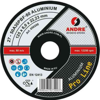 Typ 27 Tarcza do szlifowania 125x6,0x22,23 AL PL