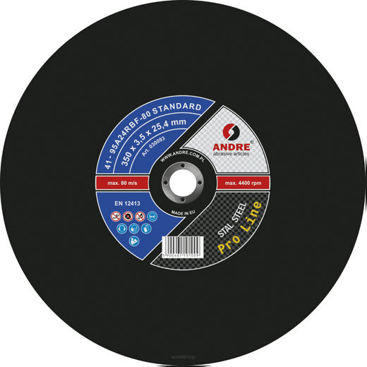 Typ 41 Tarcza do przecinania 350x3,5x25,4 ST PL