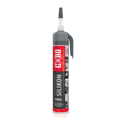 CX-80 SILIKON PROFESSIONAL EKOLOGICZNY aplikator 210 ml szary 197