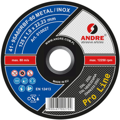 Typ 41 Tarcza do przecinania 125x1,0x22,23  M/I PL