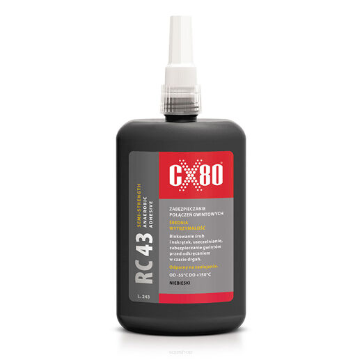 CX80 RC-43 250ml - klej do gwintów- max M36 średni 120