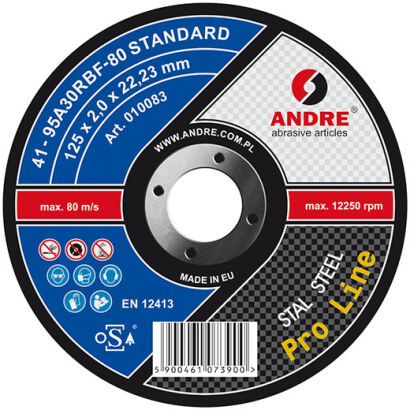 Typ 41 Tarcza do przecinania 125x2,0x22,23 ST PL