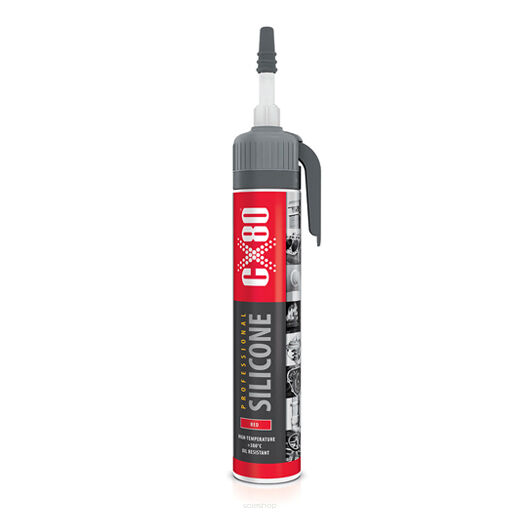 CX-80 SILIKON PROFESSIONAL aplikator 210 ml czerwony  139