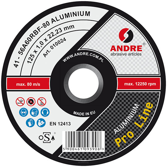Typ 41 Tarcza do przecinania 125x1,0x22,23  AL